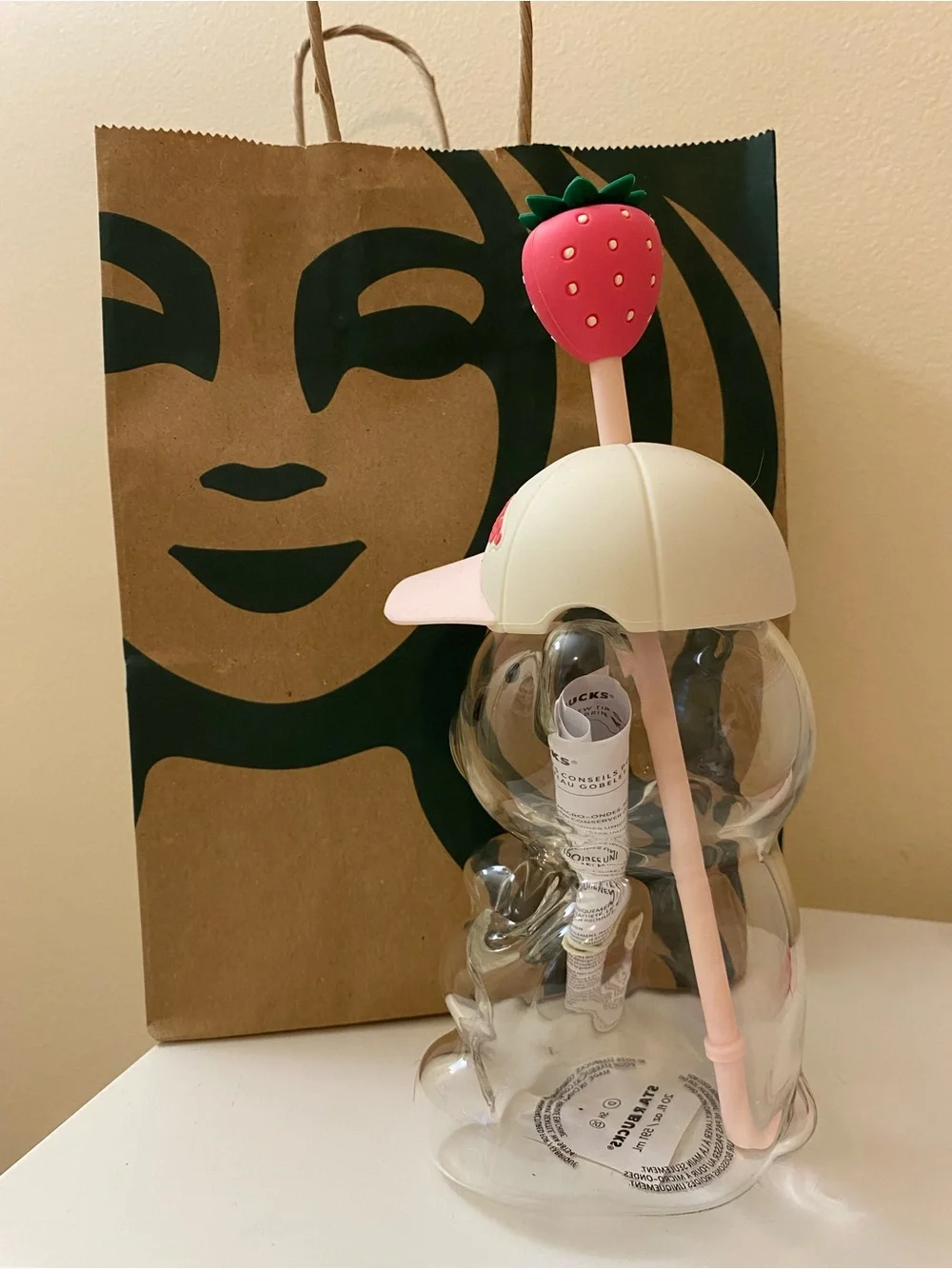STARBUCKS PINK BEAR CUP